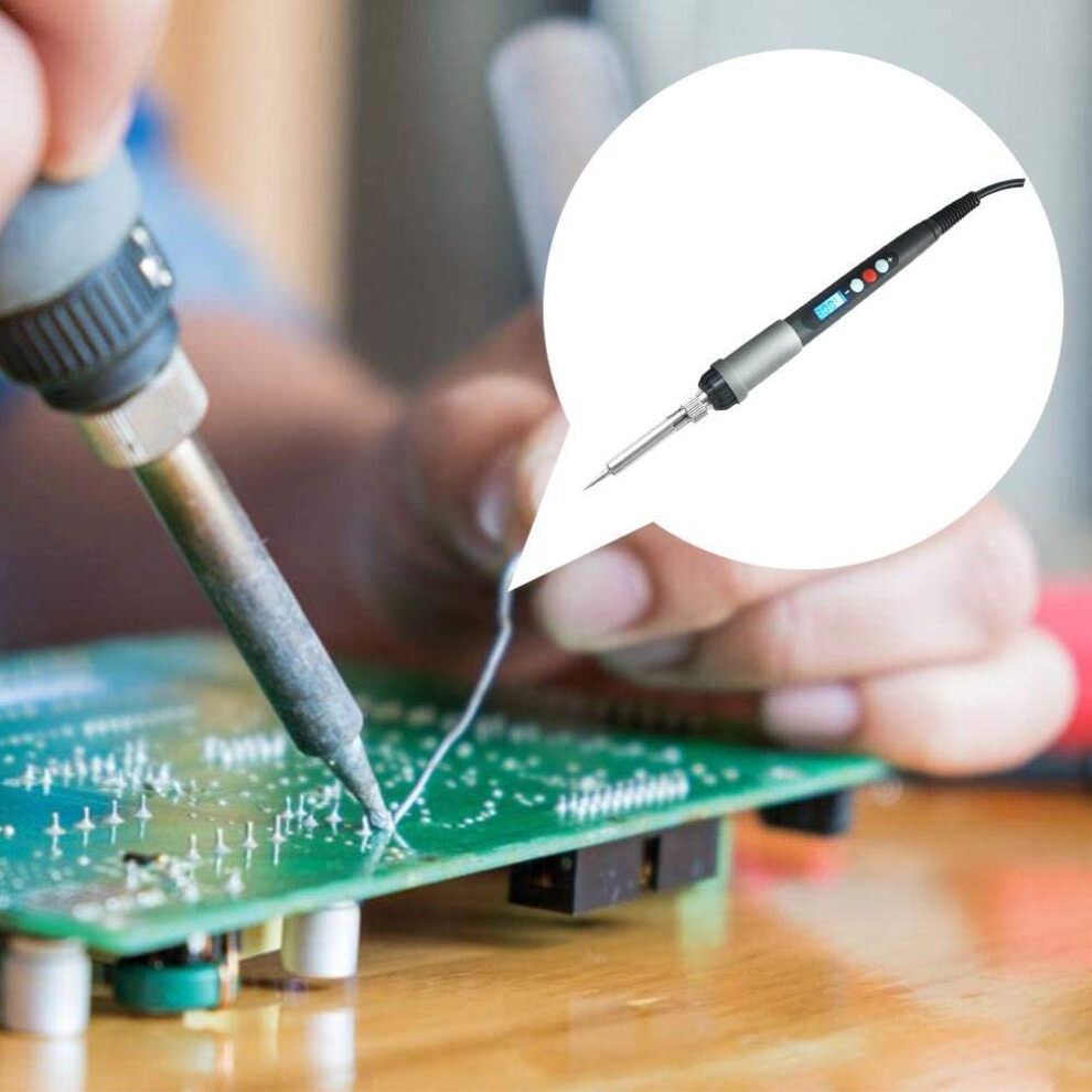 60W Electric Soldering Iron Pen Temperature Adjustable Welding Soldering Iron 632422769328