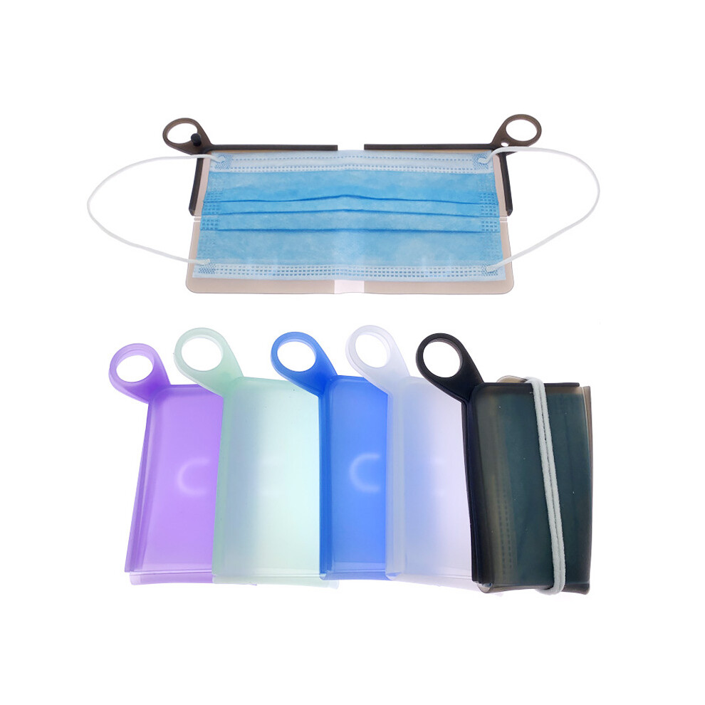 Disposable Silicone Masks Storage Clip Foldable Mask Case Dustproof Organizer Face Cover Keeper For Protective Tool 6900070074274