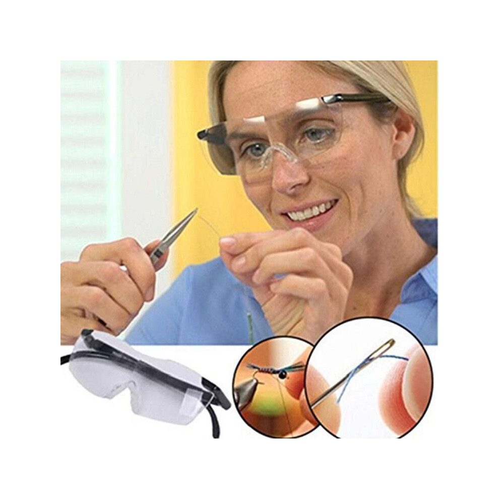 HD 5X Magnifying Glass for Reading Portable Elderly Head-mounted Magnifier