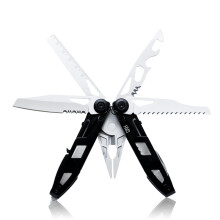 HuoHou 19 in 1 Outdoor Car Portable Multitools Knife with Replaceable Saws Scissors Cutters Pliers Stainless Steel with Nylon Sheath from Xiaomi