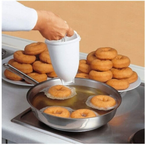 Doughnut Maker Batter Dispenser Plastic Donut Cake DIY Baking Tools Maker Cook 1
