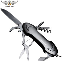 ALMIGHTY EAGLE Multifunction Folding Portable EDC Tools Bottle Opener Scissors Screwdriver Pliers Saw Knife Blade Nail File Pocket Swiss Knife Ca