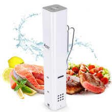 JUSTBUY SV-002 Slow Sous Vide Precision Cooker 1800W IPX7 Waterproof Vacuum Powerful Immersion Circulator LCD Digital Timer Display Stainless Ste