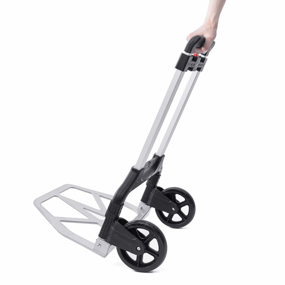 330Lbs Portable Cart Folding Dolly Push Truck Hand Collapsible Trolley Luggage 820837066846