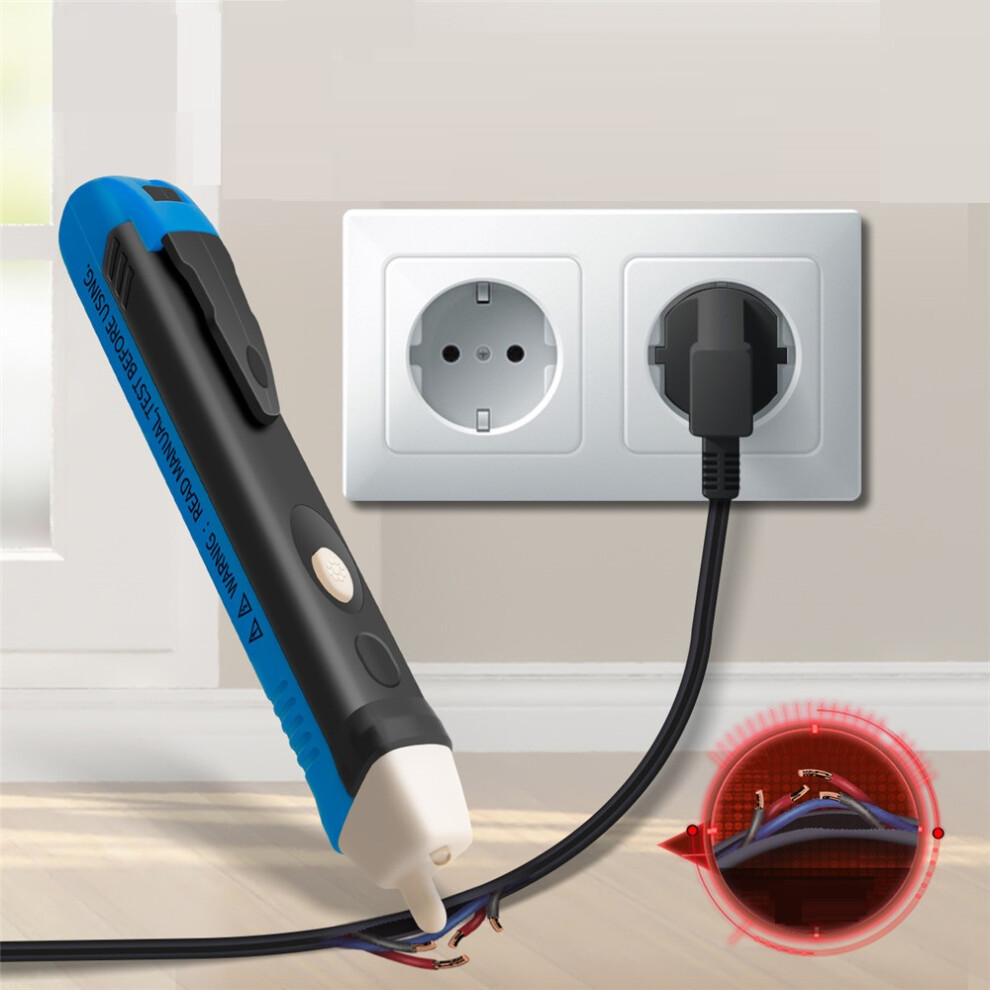 Aneng 1Ac-D Non-Contact Induction Test Pencil Ac 12-1000V Voltmeter Voltage Probe Volt Meter Electric Indicator Power Detector Tester Socket 6900072543143