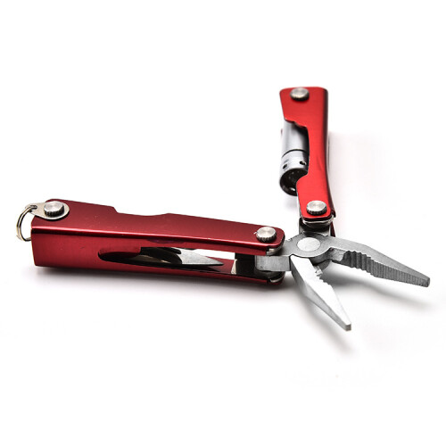 HUOHOU Multi-function EDC Folding Tool LED Flashlight Jaw Can Opener Phillips Screwdriver Blade Knife Outdoor Indoor Tool from 1