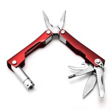 HUOHOU Multi-function EDC Folding Tool LED Flashlight Jaw Can Opener Phillips Screwdriver Blade Knife Outdoor Indoor Tool from