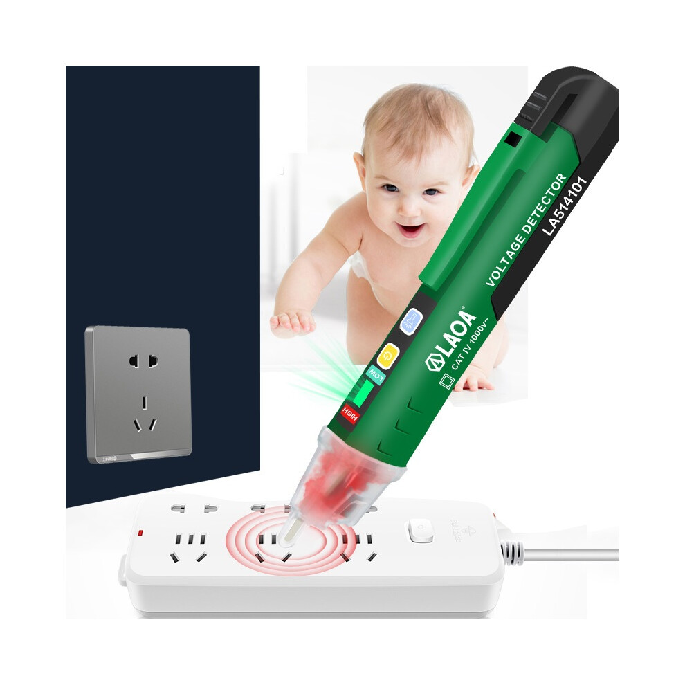 Laoa La514101 Voltage Meter Induction Probe Pen Test Cat Vit 1000V Multifunction Electric Pen Tester Voltage Detector Test 6906141562572
