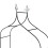 Black Wrought Iron Climbing Frame Metal Garden Arch 5