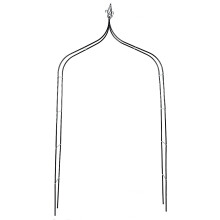 Black Wrought Iron Climbing Frame Metal Garden Arch