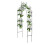 Black Wrought Iron Climbing Frame Metal Garden Arch 9