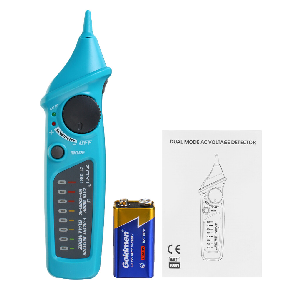 12-1000V Non-Contact Voltage Induction Test Pen Electric Tester Detector Tool 768430245131