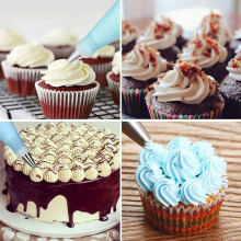 72 Pcs Cake Decorating Supplies Kits Supplies Baking Frosting Tools Set for Create Cupcakes Cookies Tool