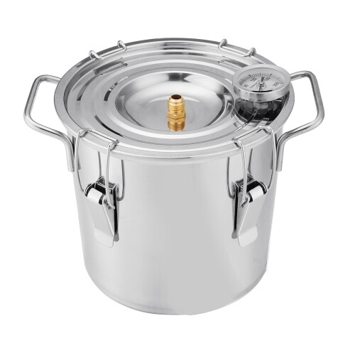6L Brewing Machine Distiller Winemaking with Thermometer for Kitchen 2