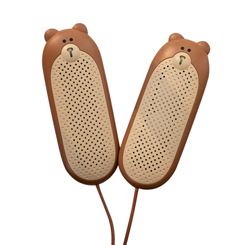 Portable USB Smart UV Shoe Dryer Bear Shaped DC 5V Timing Shoe Boot Dryer Heater Foot Warmer Deodorizer Dehumidify Device