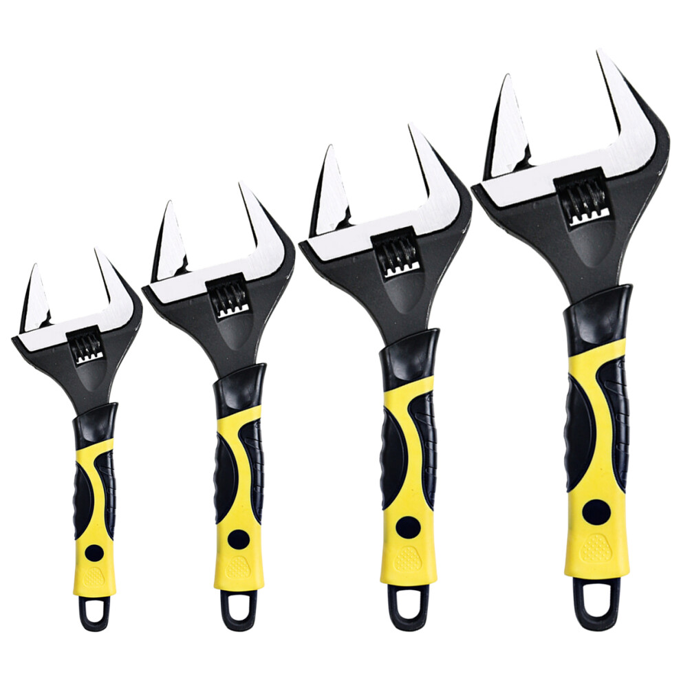 Large Extra Wide Jaw Adjustable Spanner Wrench Openning Capacity Nut Pipe Tool 6468851797489