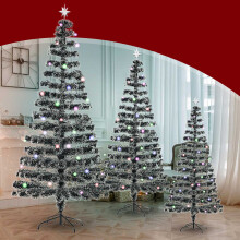 2020 Christmas Decorations Artificial Plastic Christmas Tree Holder Base for Christmas Home Party Decoration Green Miniature Tree