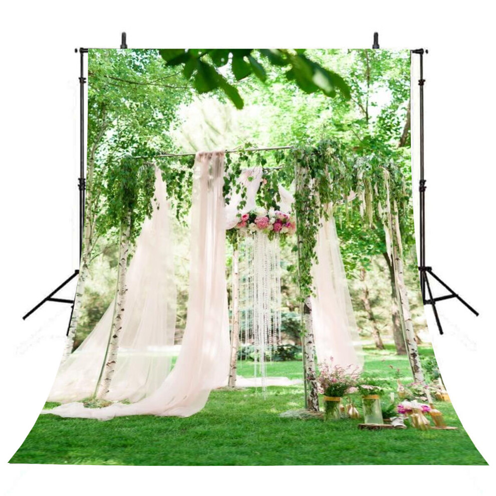 Photography Background Wedding Scene Wall Flower Backdrop Photobooth Photocall Photo Studio Shoot Prop 831726943797
