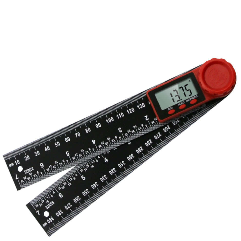 200/300Mm 360 Degree Lcd Digital Display Angle Ruler Inclinometer Goniometer Protractor Measuring Tool 0-300Mm Measuring Ruler 6900080224935