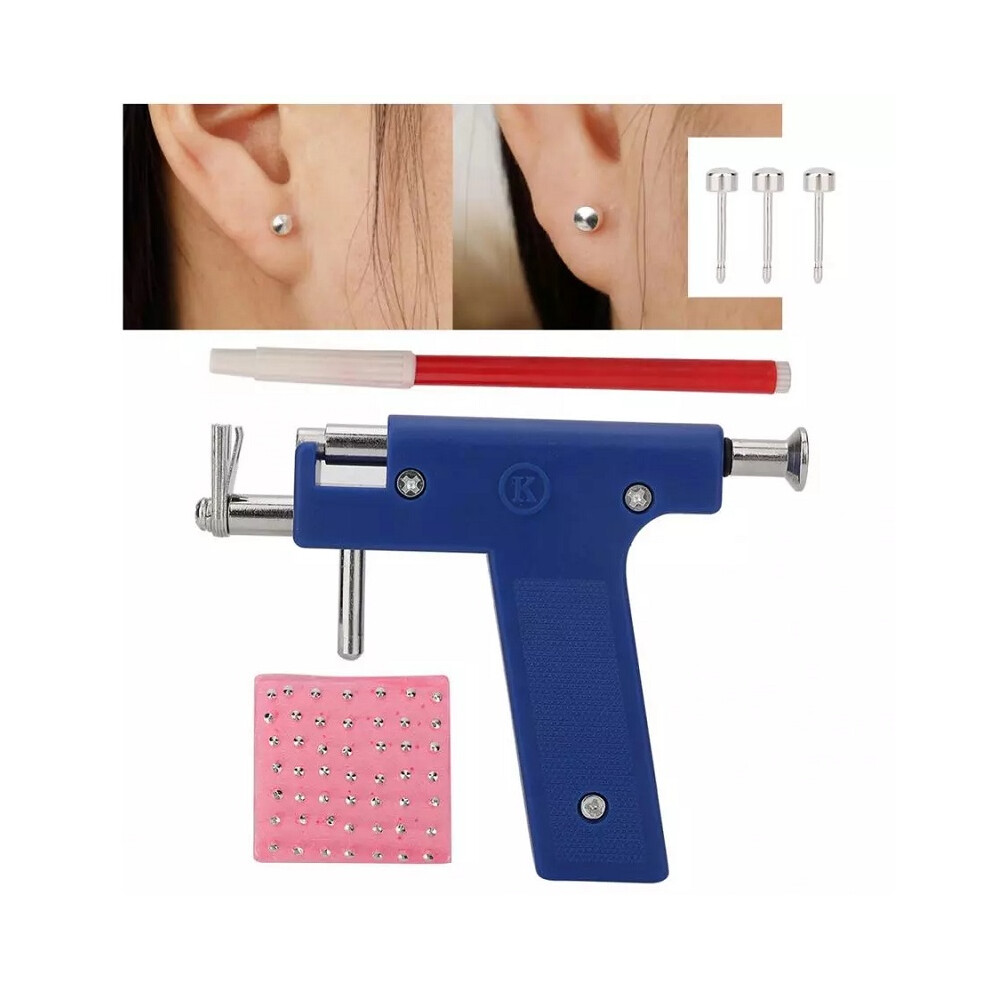 Professional Body Piercing Tool Kit Ear Nose Body Navel Piercing Tool With Ears Studs Tool with 98 PCS Ear Studs Jewelry Tool