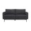 MORE4HOMES (Charcoal) SOFIA MODERN FABRIC LIVING ROOM 3 SEATER SOFA 3