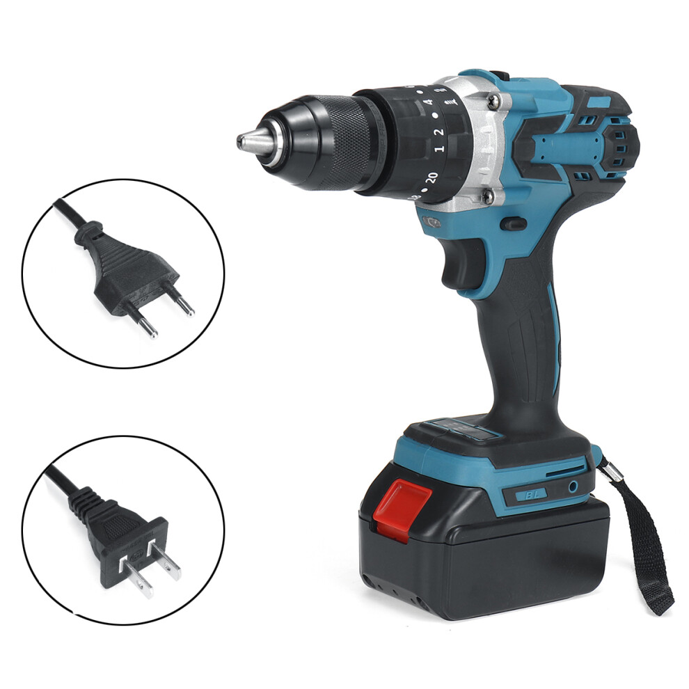 Electric Cordless Drill 2 Speed Brushless With Batteries & Handel 9016009819735
