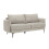 MORE4HOMES (Beige) SOFIA MODERN FABRIC LIVING ROOM 3 SEATER SOFA 4