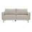 MORE4HOMES (Beige) SOFIA MODERN FABRIC LIVING ROOM 3 SEATER SOFA 3