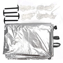 4 x 1.8m Caravan Privacy Screen Sun Shade Sunscreen for Car Side Privacy Screen Sun Blocker Roll Out Awning