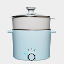 Jingdongjingzao JZ-PS203 Mini Electric Hotpot 600W 1.2L Multifunction Double Layer Steamer Egg Boiler