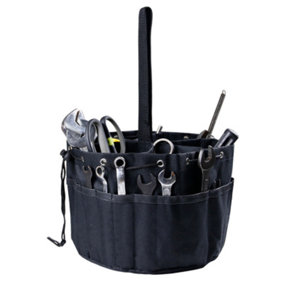 Oxford Tool Bag Round Garden Tool Organizer Bag With Pockets And Adjustable Belt For Garden Tool 6247164546546