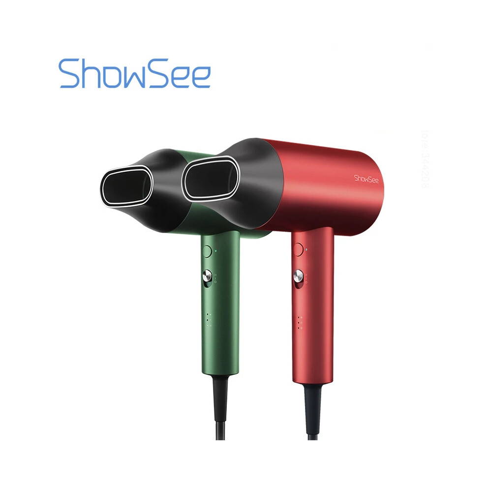 ShowSee Anion Hair Dryer Negative Ion Care 1800W Strong Wind Professinal Quick Dry Portable Hairdryers Low Noise From Xiaomi Youpin