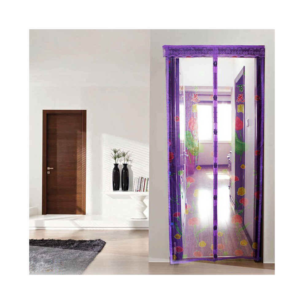 Automatic Hand-Free Anti-insect Mosquito Fly Mesh Screens Magnetic Door