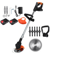 24V/36V/42V Electric Lawn Mower Grass Trimmer Gardening Tool w/ 1/2pcs Battery