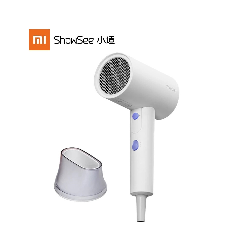 ShowSee A4-W Folding Hair Dryer Portable Anion Care Hair 1800W Strong Wind Quick Dry Hairdryer Diffuser Blow Dryer From Xiaomi Youpin