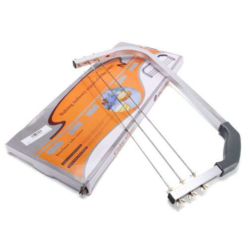 Professional Large Cake Interlayer Cutter Blades Adjustable Cake Layerer for Home Party Commercial Use 2