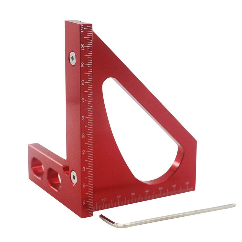 Line Ruler Woodworking Measuring Ruler Triangle Square Angle Measuring Tool Precision Accurate Triangle Ruler Tri-Square Line Scriber Saw Guide 772286355050