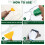 GOCHANGE Wall Repair Tools 3 Sets Wall Paint + Head + Scraper + Square Sandpaper Convenient Bricklayer Home Improvement Tools 4