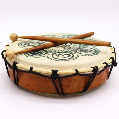 Shamanic Drums Chakra 25cm Shamanic Drum with Sticks 2