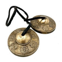 Tibetan Tingsha Bells  Tibetan Tingsha Seven Charkra approx 7cm