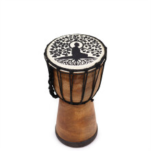 Djembe Drums  Buddha Wide Top Djembe Drum 25cm