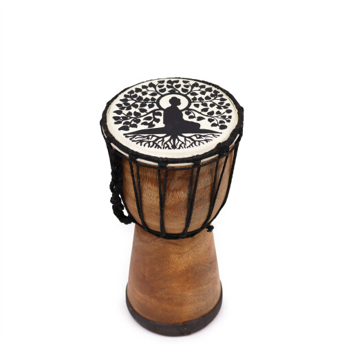 Djembe Drums  Buddha Wide Top Djembe Drum 25cm