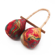 Decorative Musical Instruments Maracas Rattle Double Loop