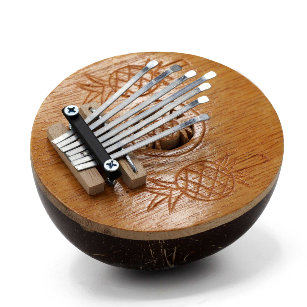 KDMD Decorative Musical Instruments Kalimba Mini Coconut