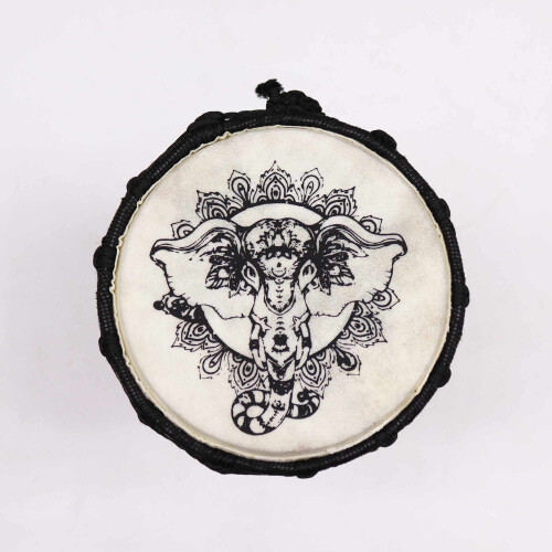 Djembe Drums  Elephant Wide Top Djembe Drum 20cm 1