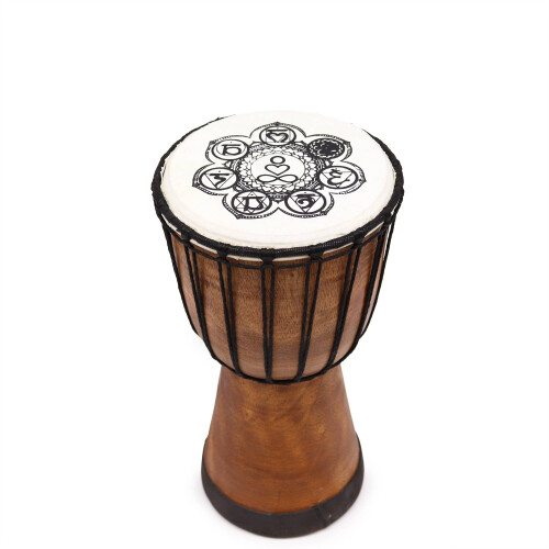 Djembe Drums  Chakra Wide Top Djembe Drum 30cm