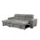 MORE4HOMES (Grey) TIVOLI FABRIC PULL OUT 3 SEATER CORNER SOFA BED 6