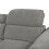 MORE4HOMES (Grey) TIVOLI FABRIC PULL OUT 3 SEATER CORNER SOFA BED 8