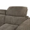 MORE4HOMES (Mocha) TIVOLI FABRIC PULL OUT 3 SEATER CORNER SOFA BED 8