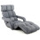 Folding Sofa Bed with 6 Adjustable Positions and 8-Angle Footrest 1